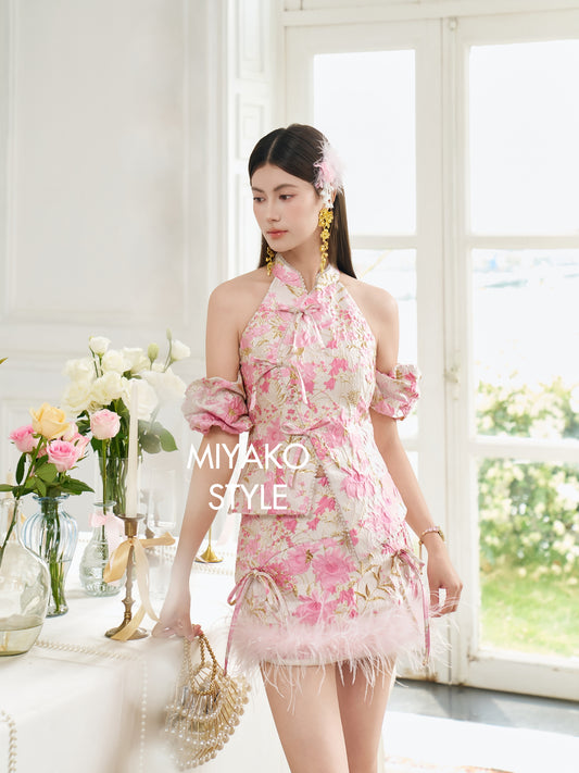 【公主殿下】Princess Premium Detachable Fur Mini Skirt in Pink 粉色女装短裙