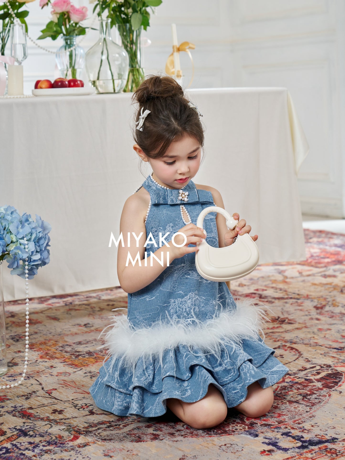 【星光牛仔】Blink Denim Premium Girl dress 小女孩连身裙