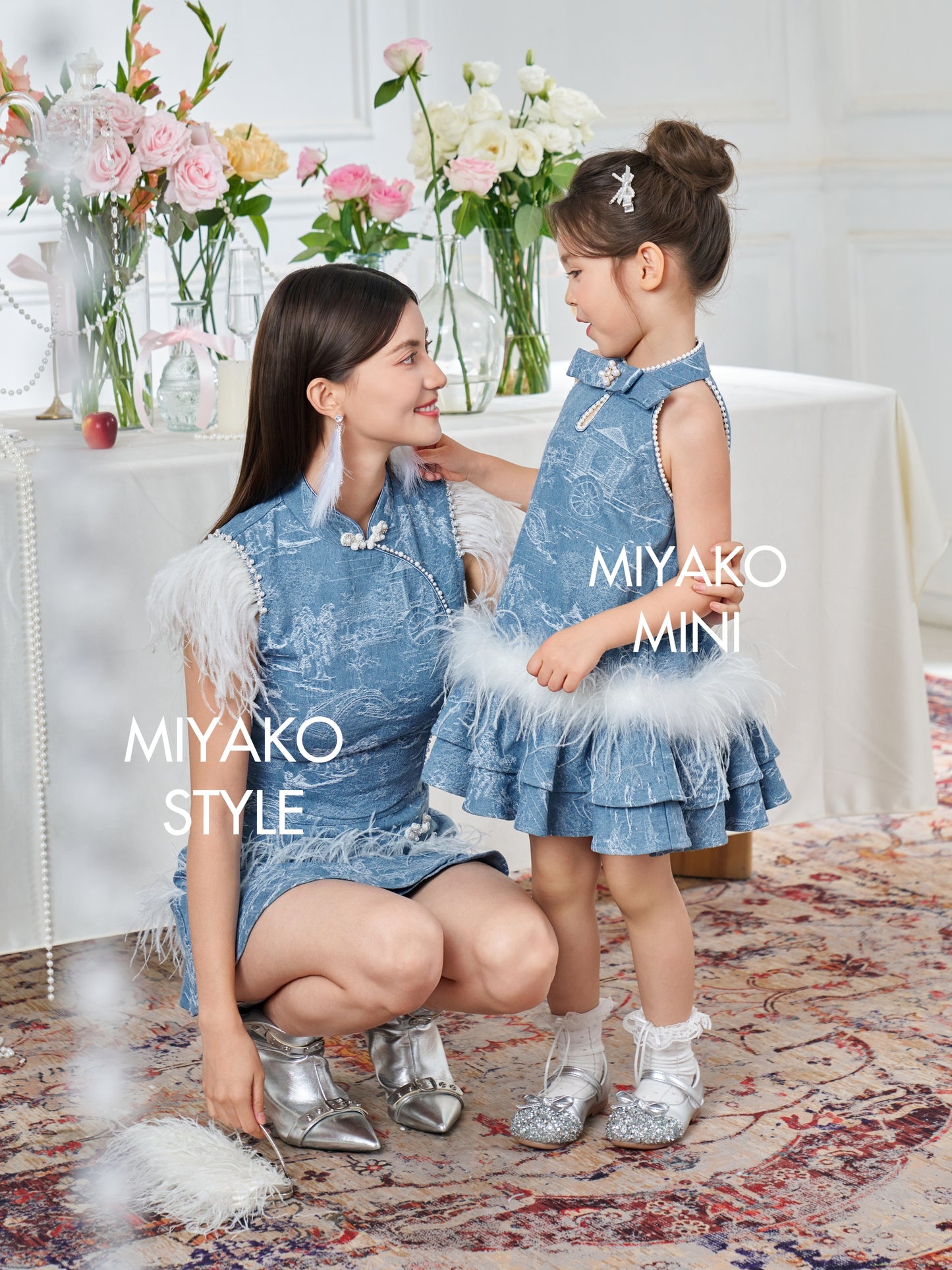 【星光牛仔】Blink Denim Premium Girl dress 小女孩连身裙