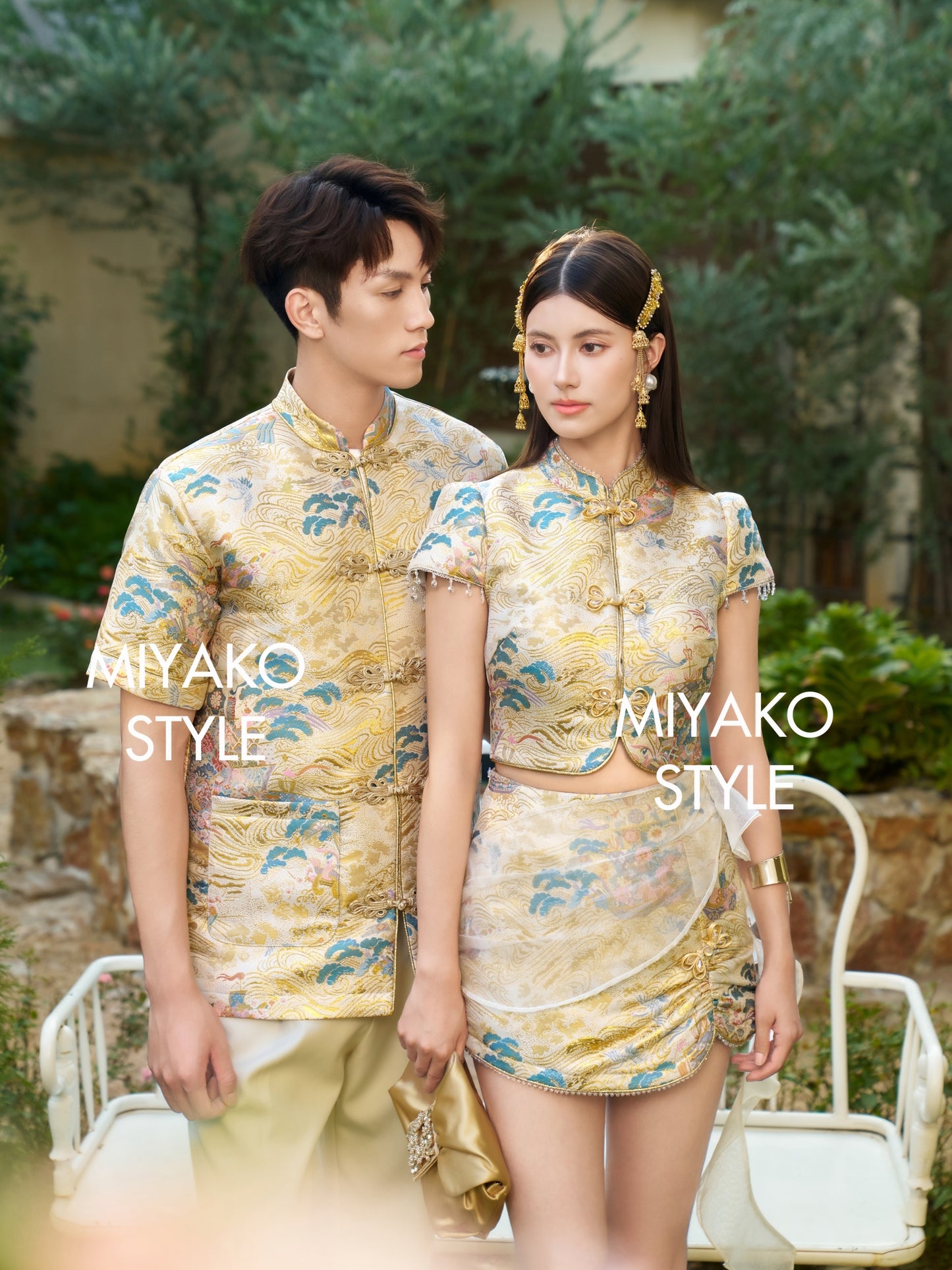 【金碧辉煌】Luxe Premium Short Sleeve Crop Top 女装短袖上衣