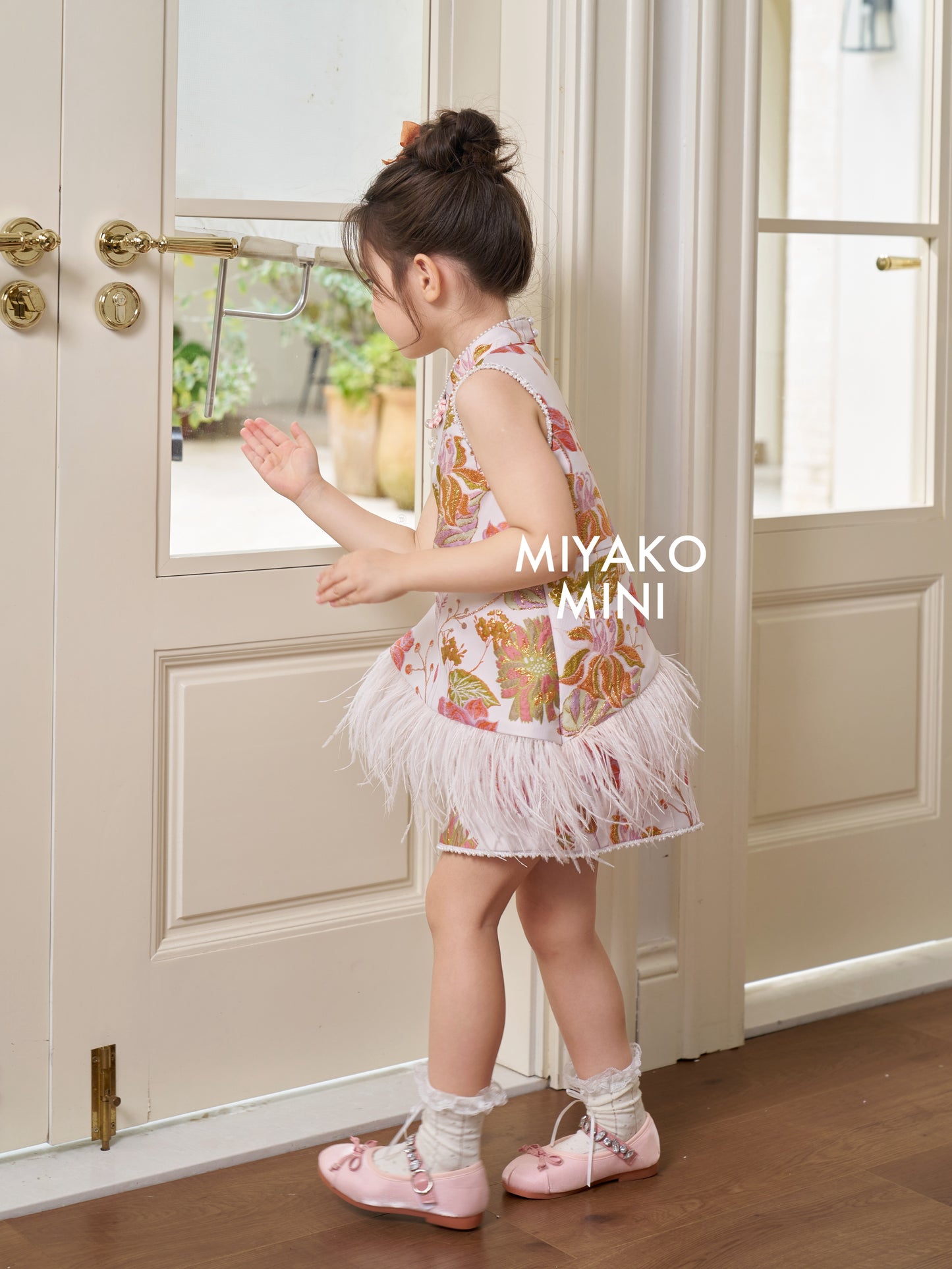 【名门望族】Noble Premium Girl Dress in Floral 百花齐放小女孩连身裙