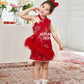 【名门望族】Noble Premium Girl Dress in Red 红色小女孩连身裙