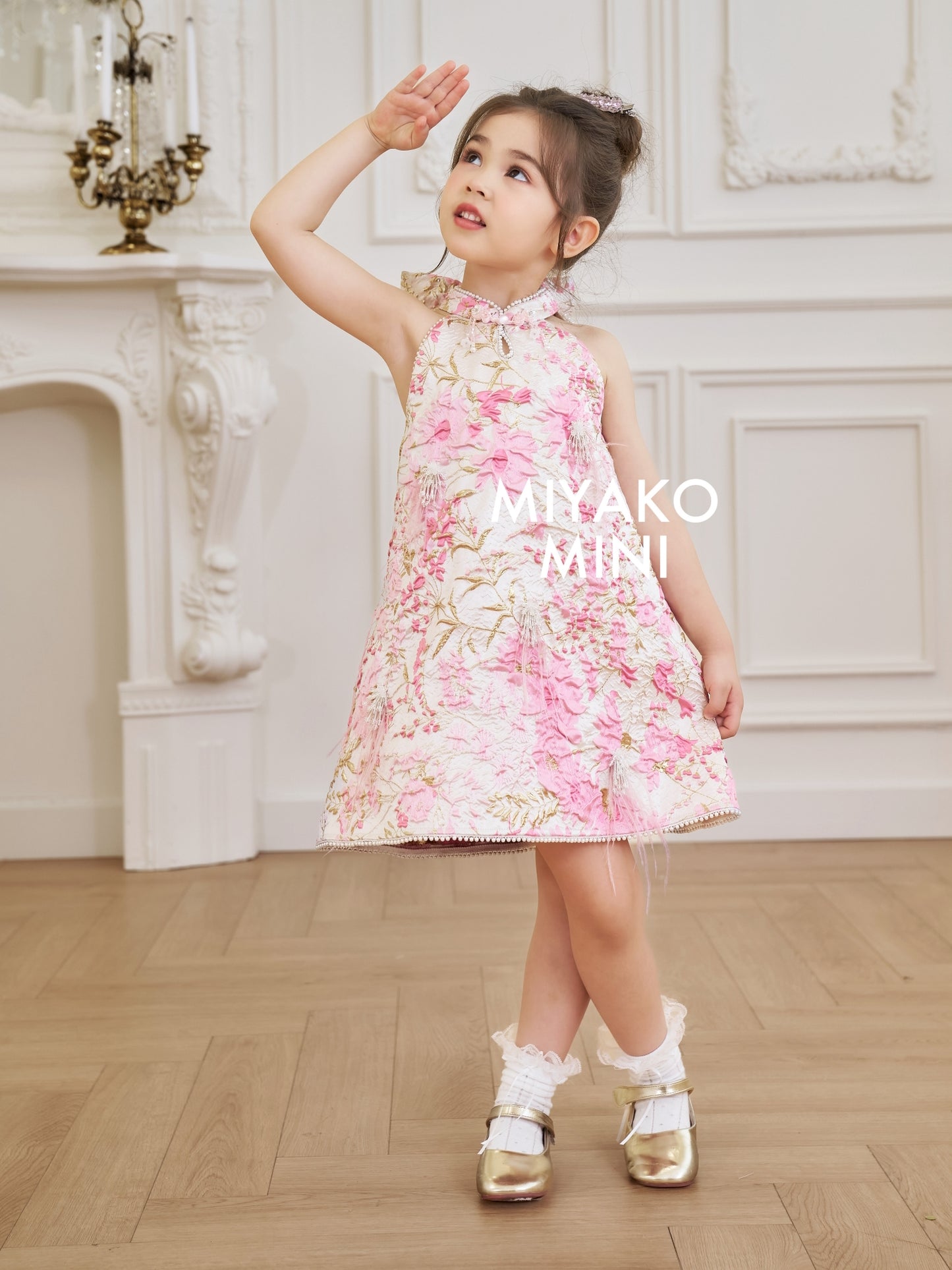 【公主殿下】Princess Halter Fur Girl Dress 小女孩连身裙