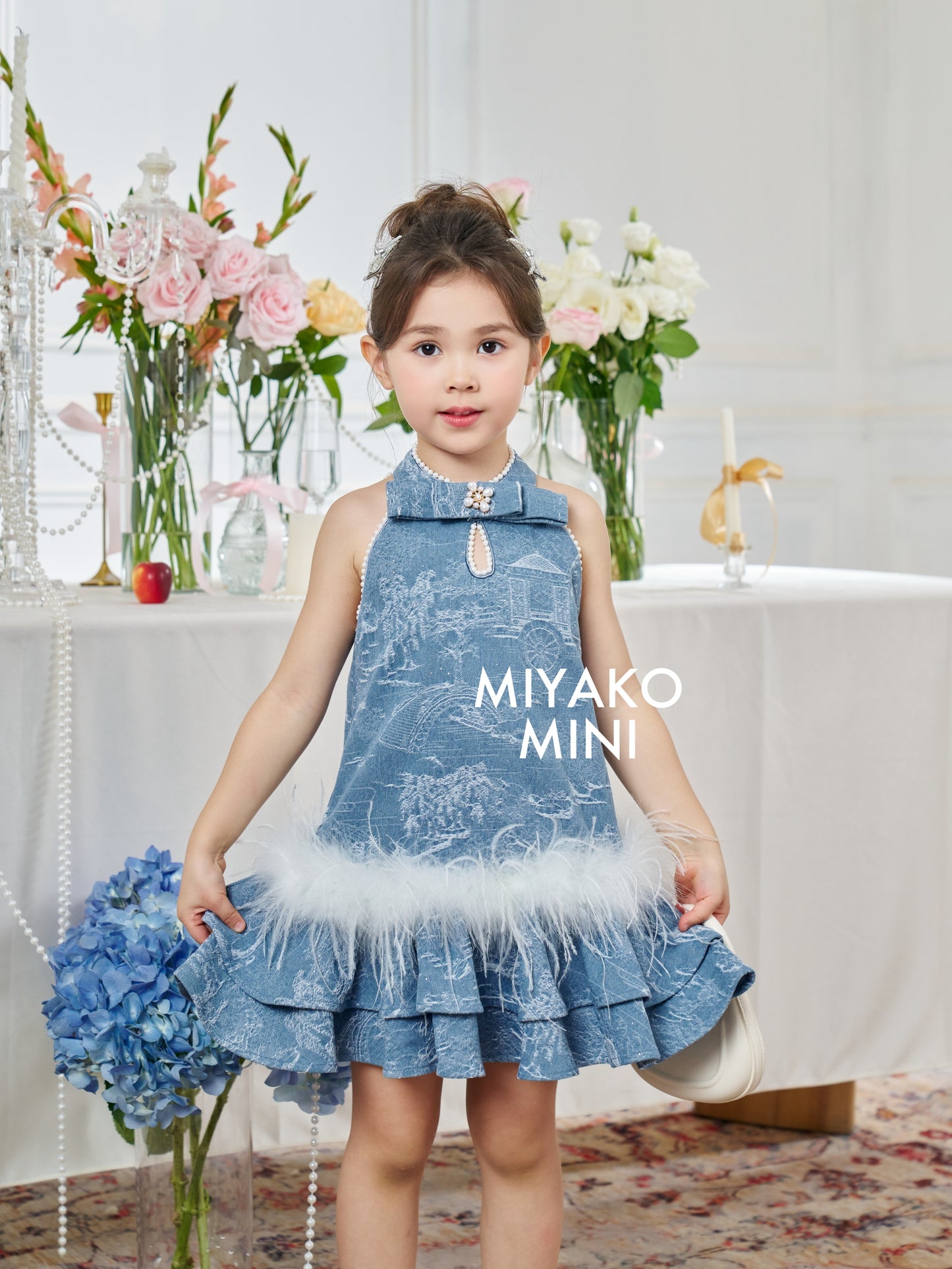 【星光牛仔】Blink Denim Premium Girl dress 小女孩连身裙