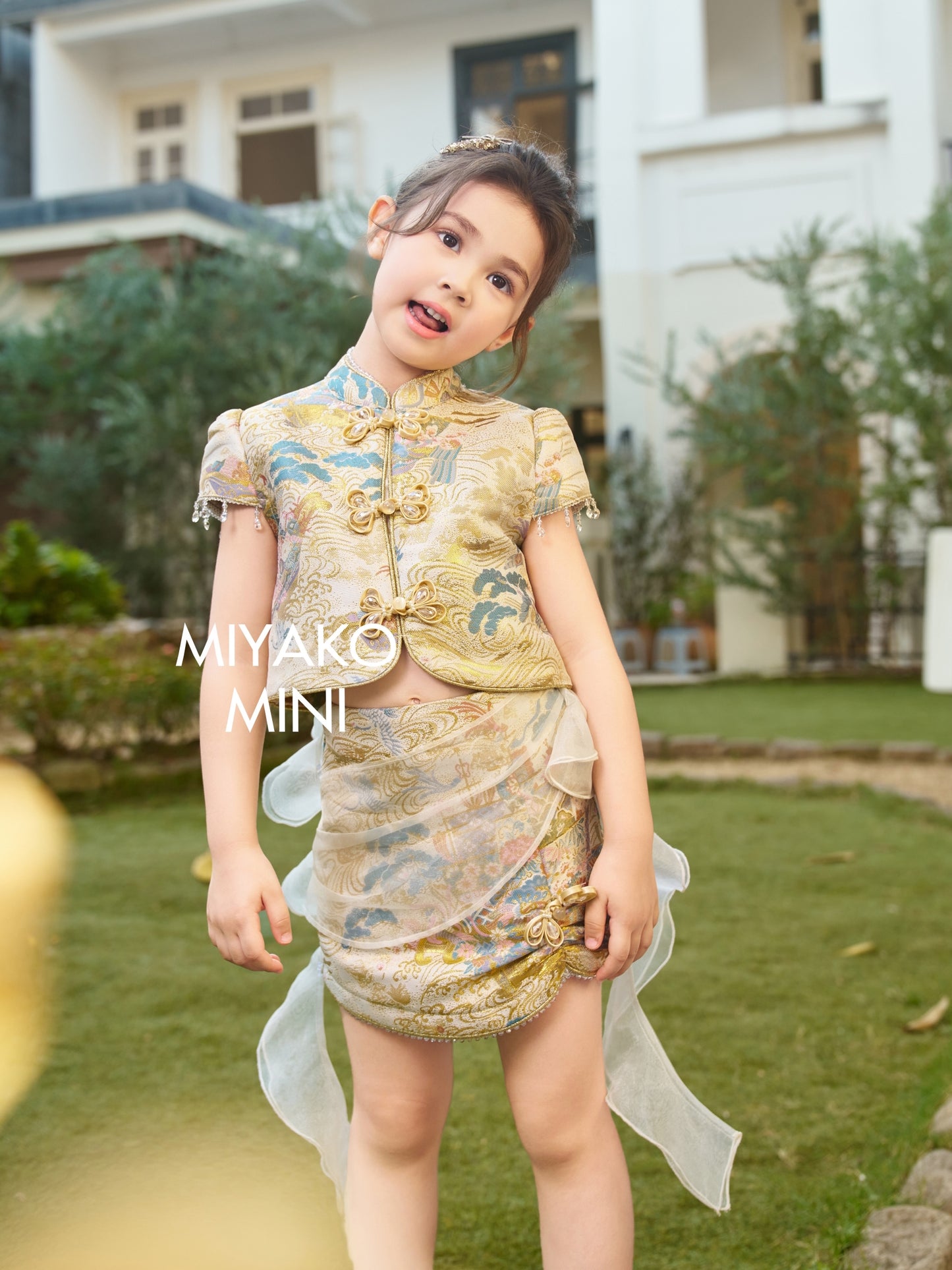 【金碧辉煌】Luxe Premium Girl Mini Skirt 小女孩短裙