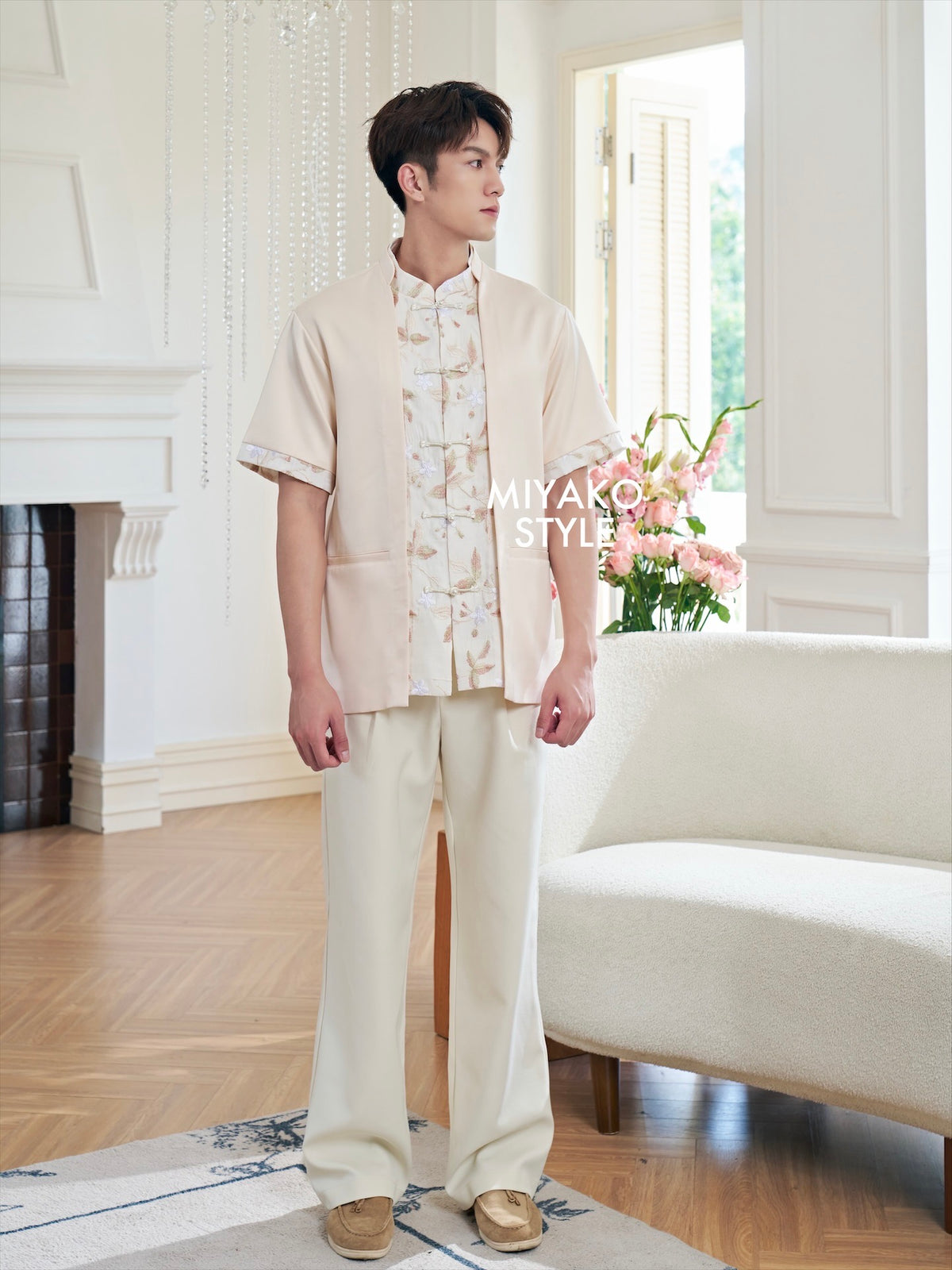 【罗马假日】Roman Premium Embroidered Men Suit 男唐装旗袍
