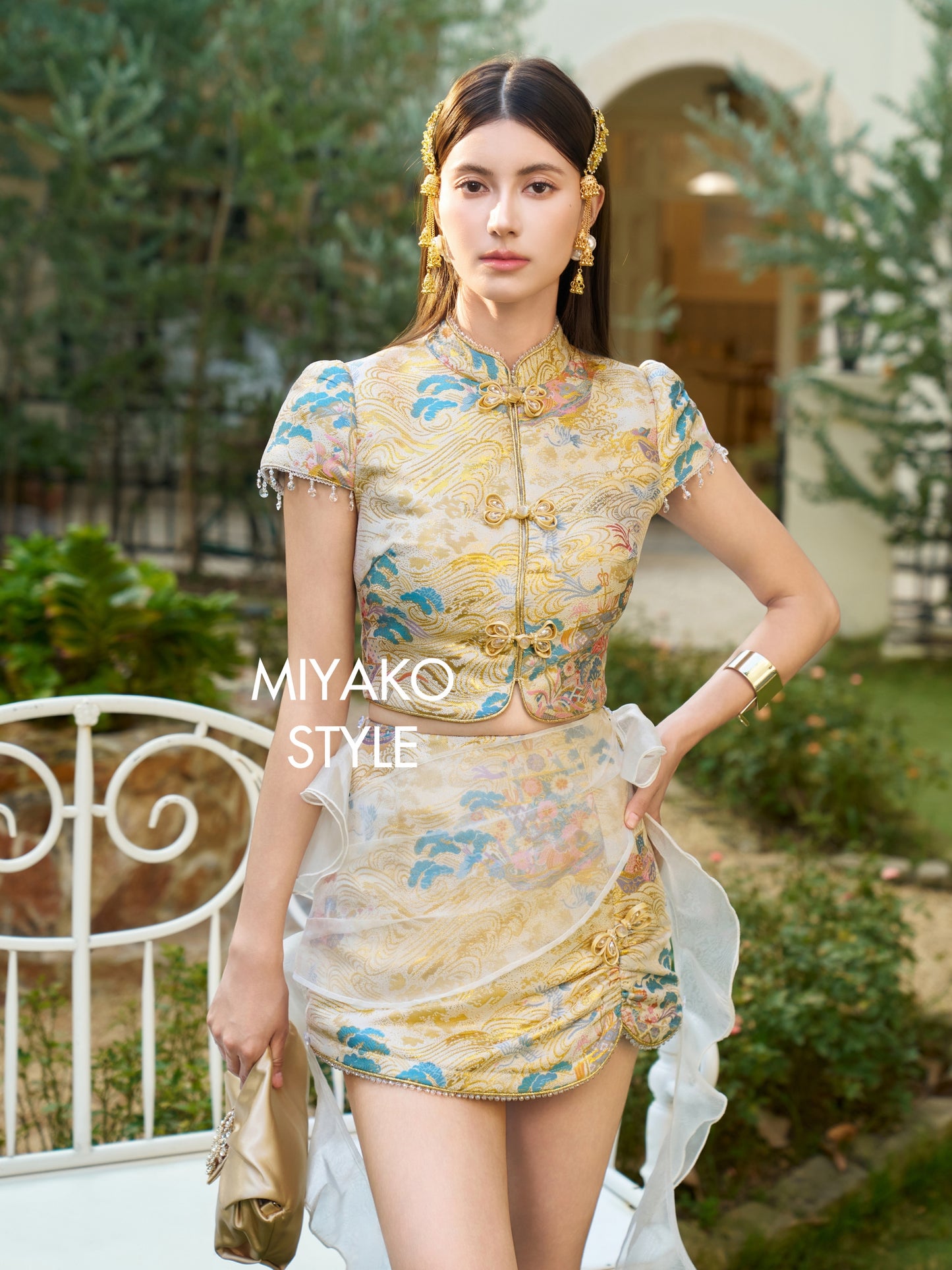 【金碧辉煌】Luxe Premium Mesh Mini Skirt 女装网纱短裙