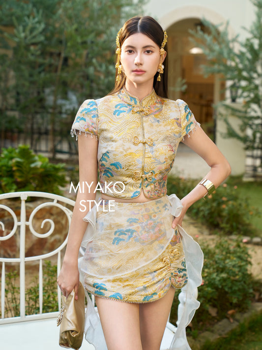 【金碧辉煌】Luxe Premium Mesh Mini Skirt 女装网纱短裙