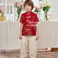 【名门望族】Noble Premium Boy Suit Cheongsam in Red 红色小男孩唐装