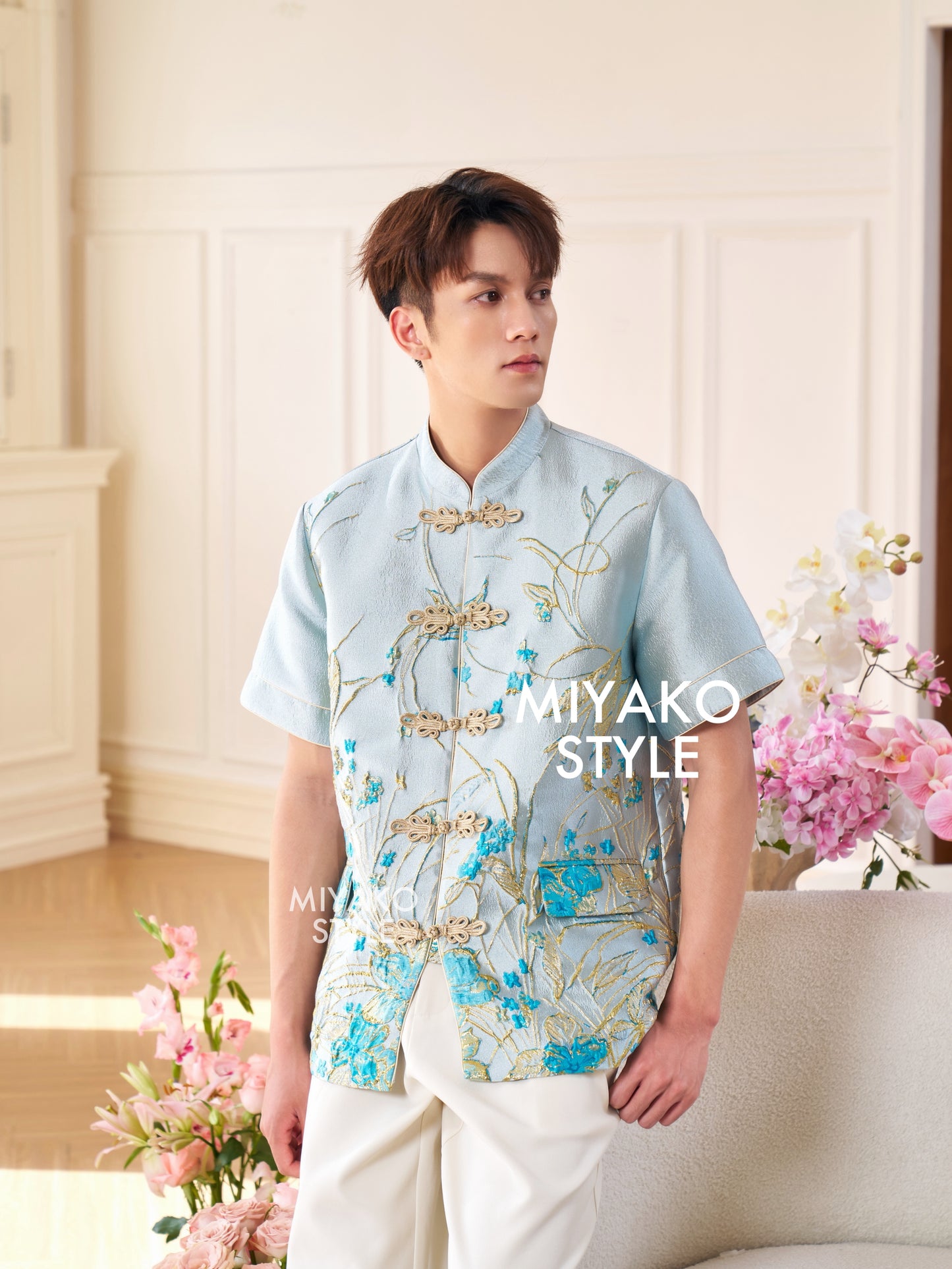 【一枝独秀】Unique Premium Cheongsam Men Suit 男唐装