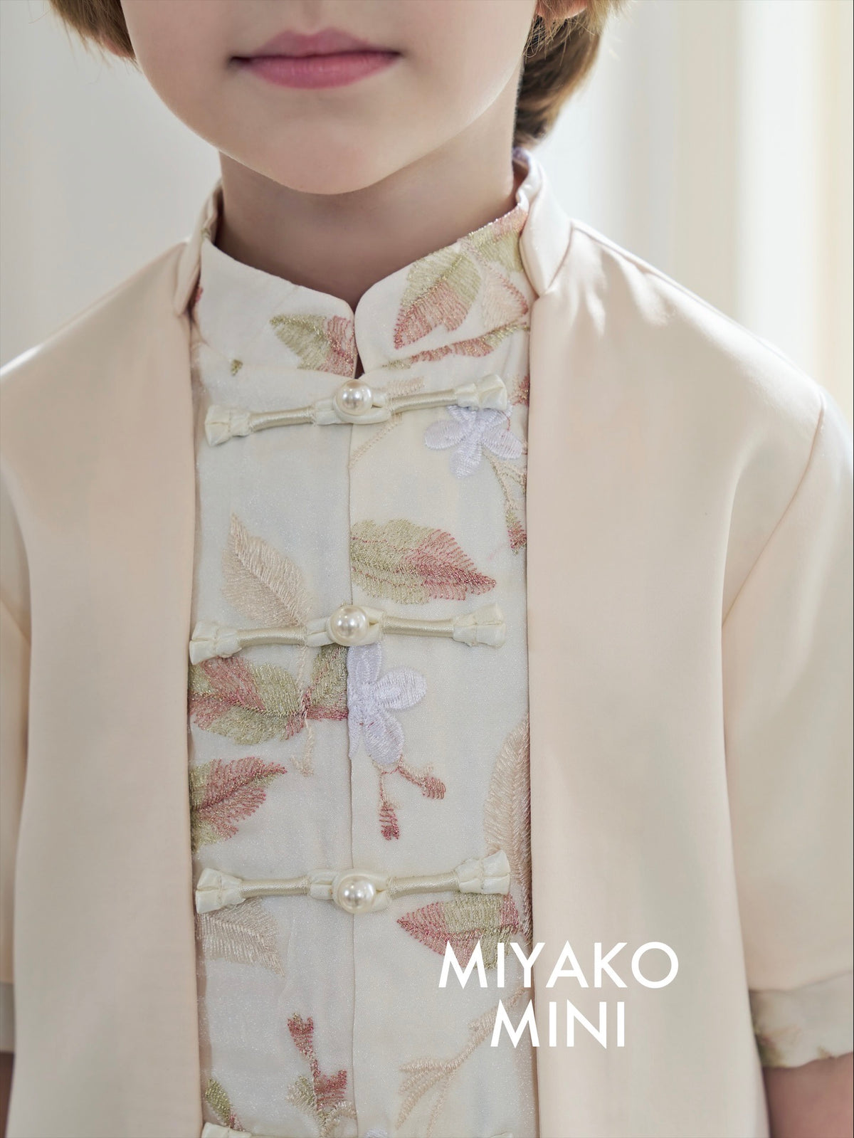【罗马假日】Roman Premium Embroidered Cheongsam Boy Suit 小男孩唐装