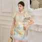 【花好月圆】Flora Luna Padded & Detachable Fur Sleeve Cheongsam Dress 女装连身裙