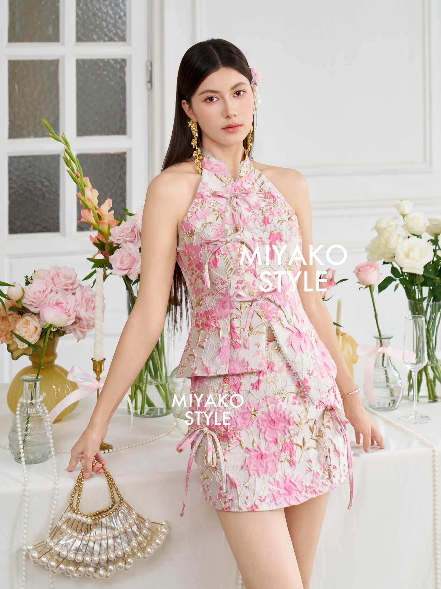 【公主殿下】Princess Premium Detachable Fur Mini Skirt in Pink 粉色女装短裙