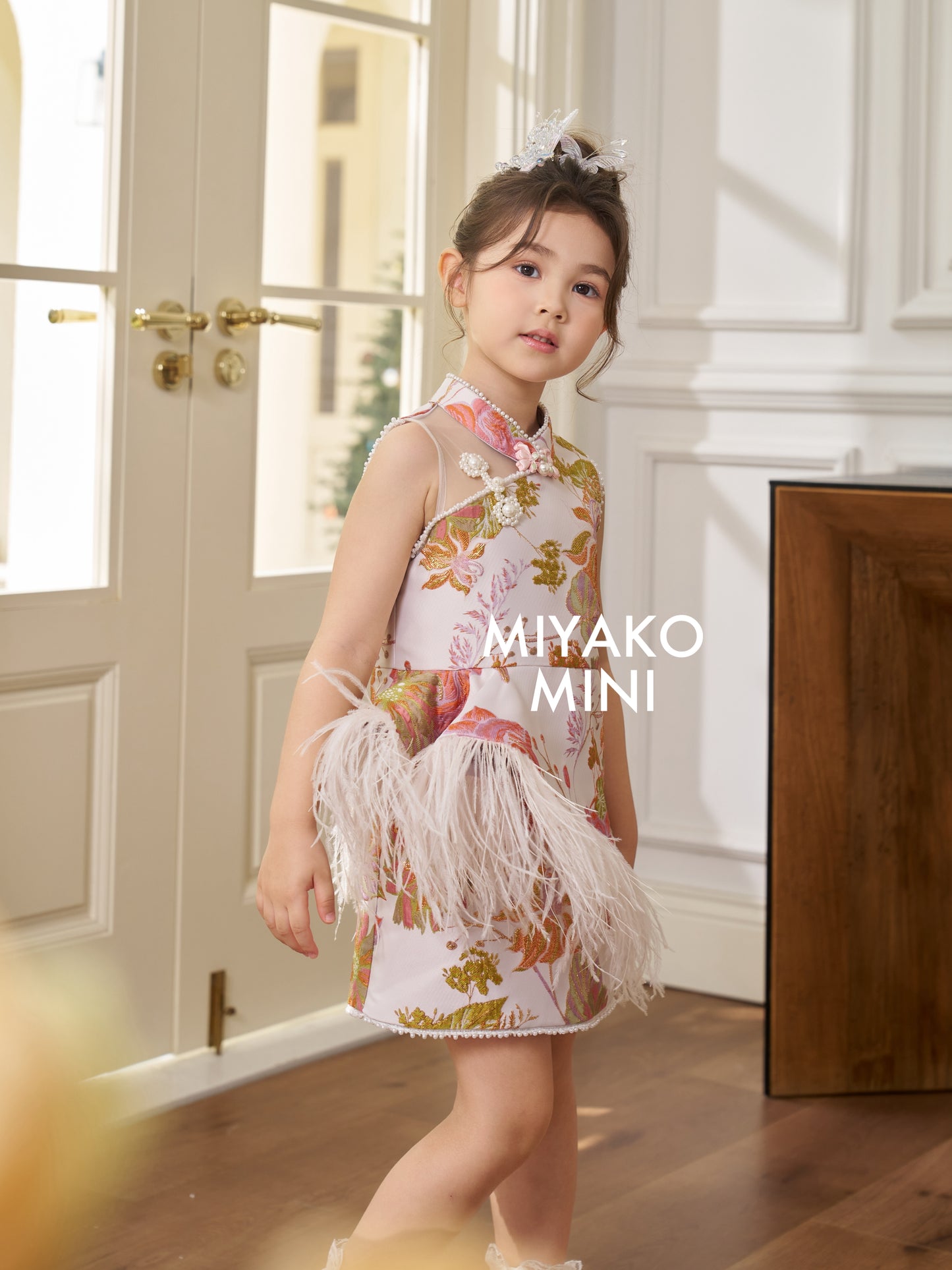 【名门望族】Noble Premium Girl Dress in Floral 百花齐放小女孩连身裙