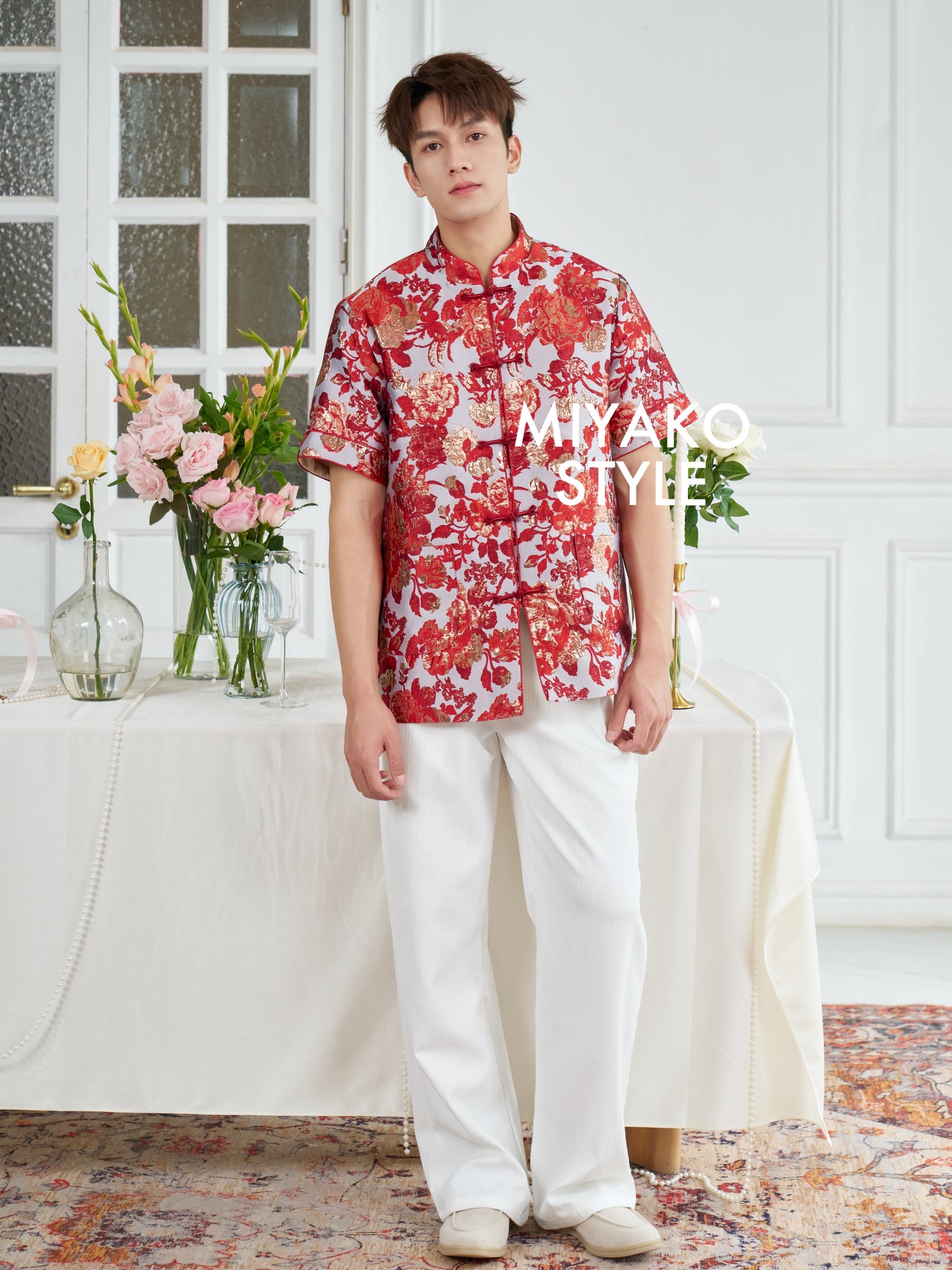 【春风得亿】Millions Premium Men Suit in Red 红色男唐装