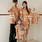 【家族荣耀】Glory Cheongsam Girl Dress in Orange 橘色小女孩连身裙