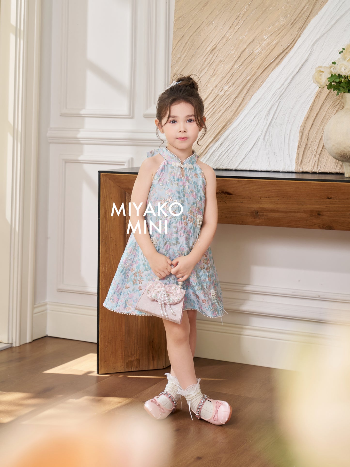 【情有独钟】Love Premium Girl Dress in Tiffany Blue 蒂芙尼小女孩连身裙