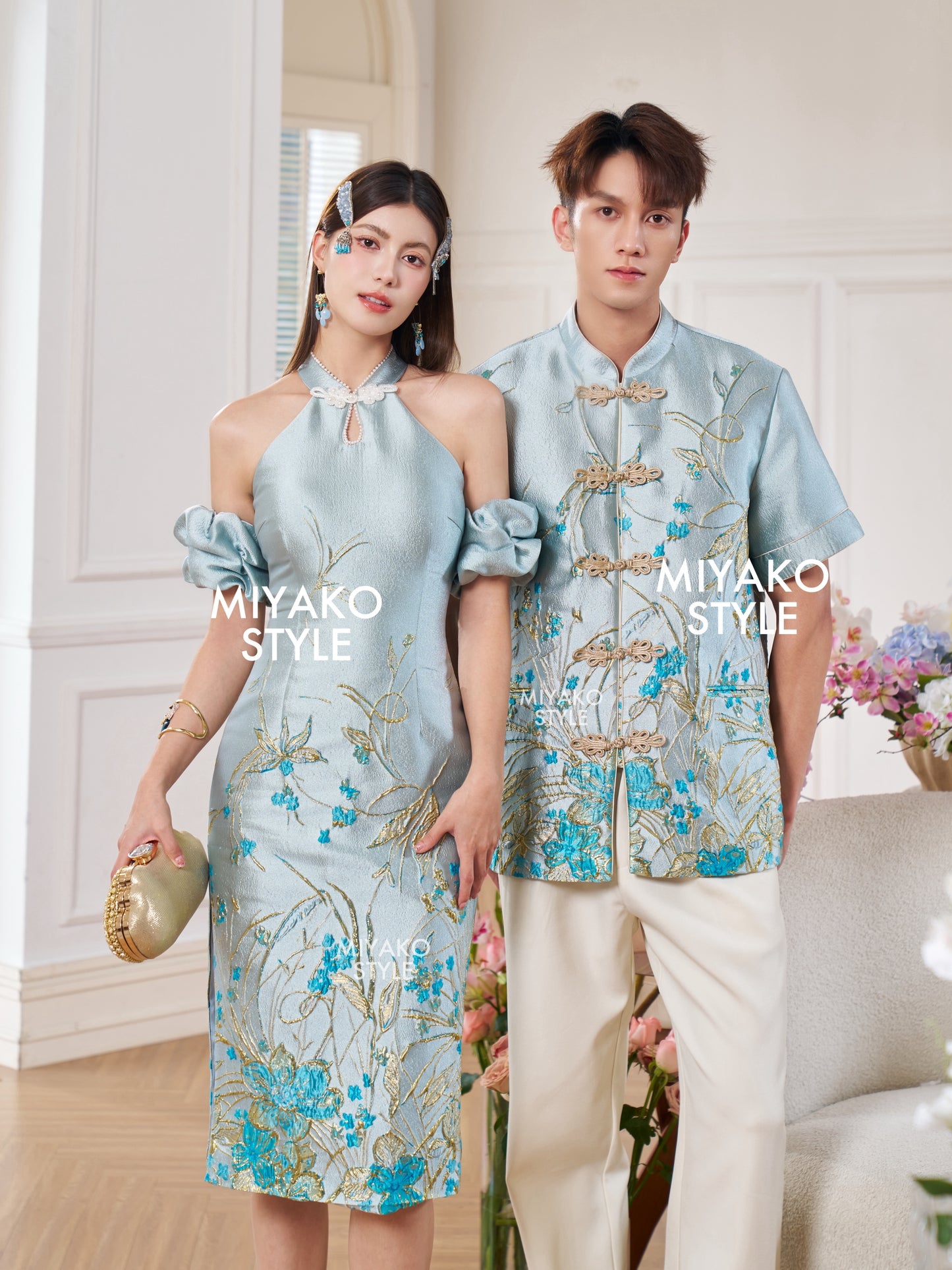 【一枝独秀】Unique Premium Cheongsam Men Suit 男唐装