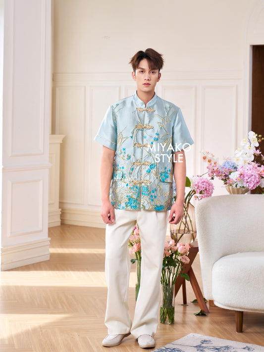 【一枝独秀】Unique Premium Cheongsam Men Suit 男唐装