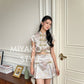 【女团】Roseanne Cheongsam skirt in Silver 银香槟色半身裙 (Skirt Only)
