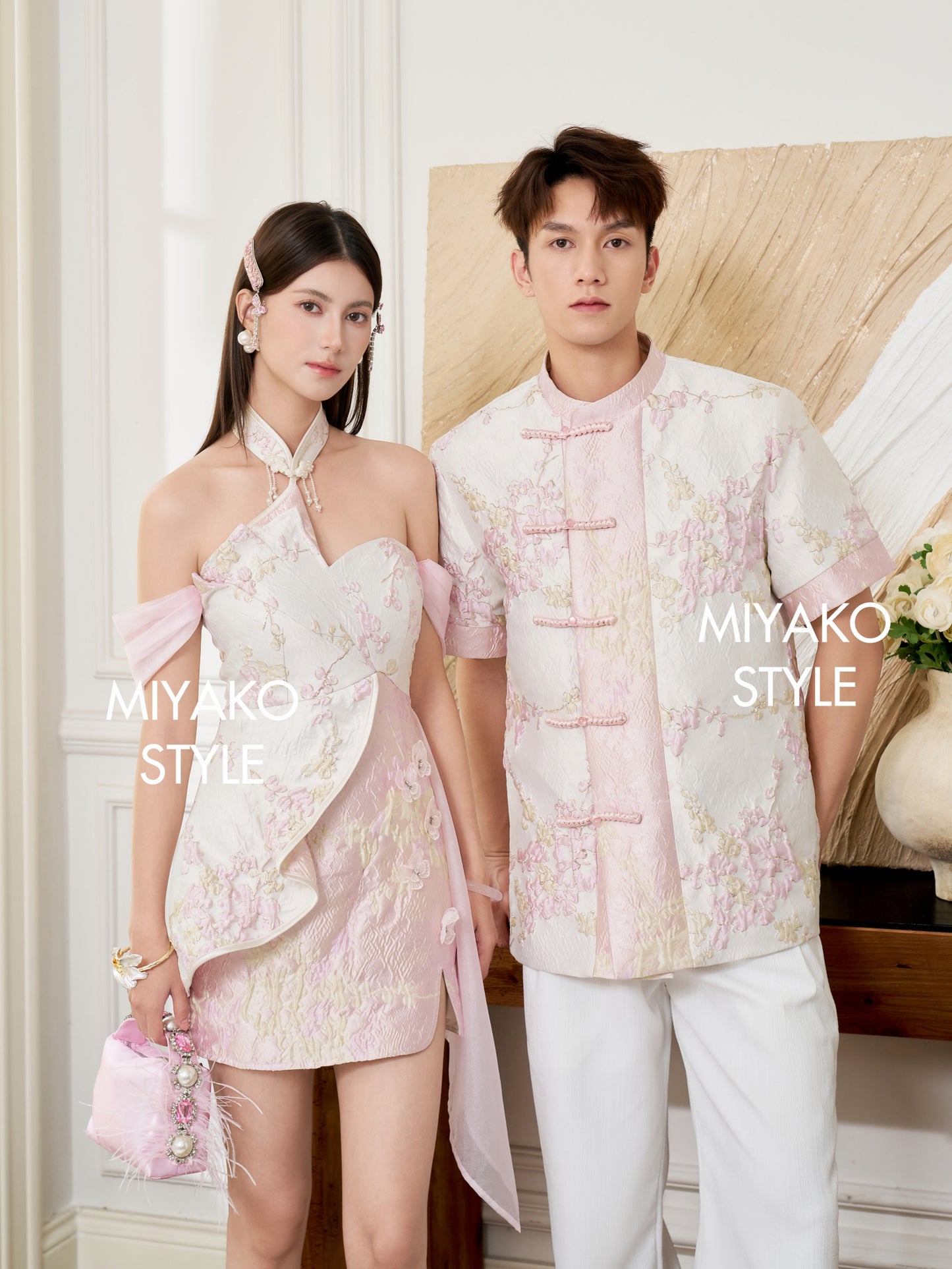 【花花蝴蝶】Fairies Premium Detachable Sleeve Dress 女装连身裙