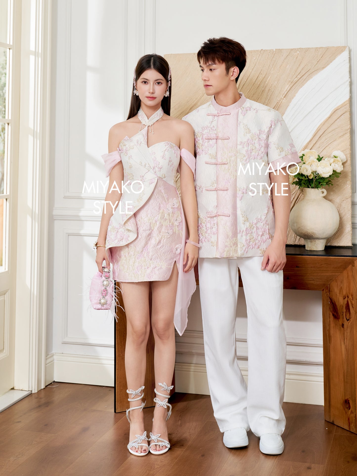 【花花蝴蝶】Fairies Premium Detachable Sleeve Dress 女装连身裙