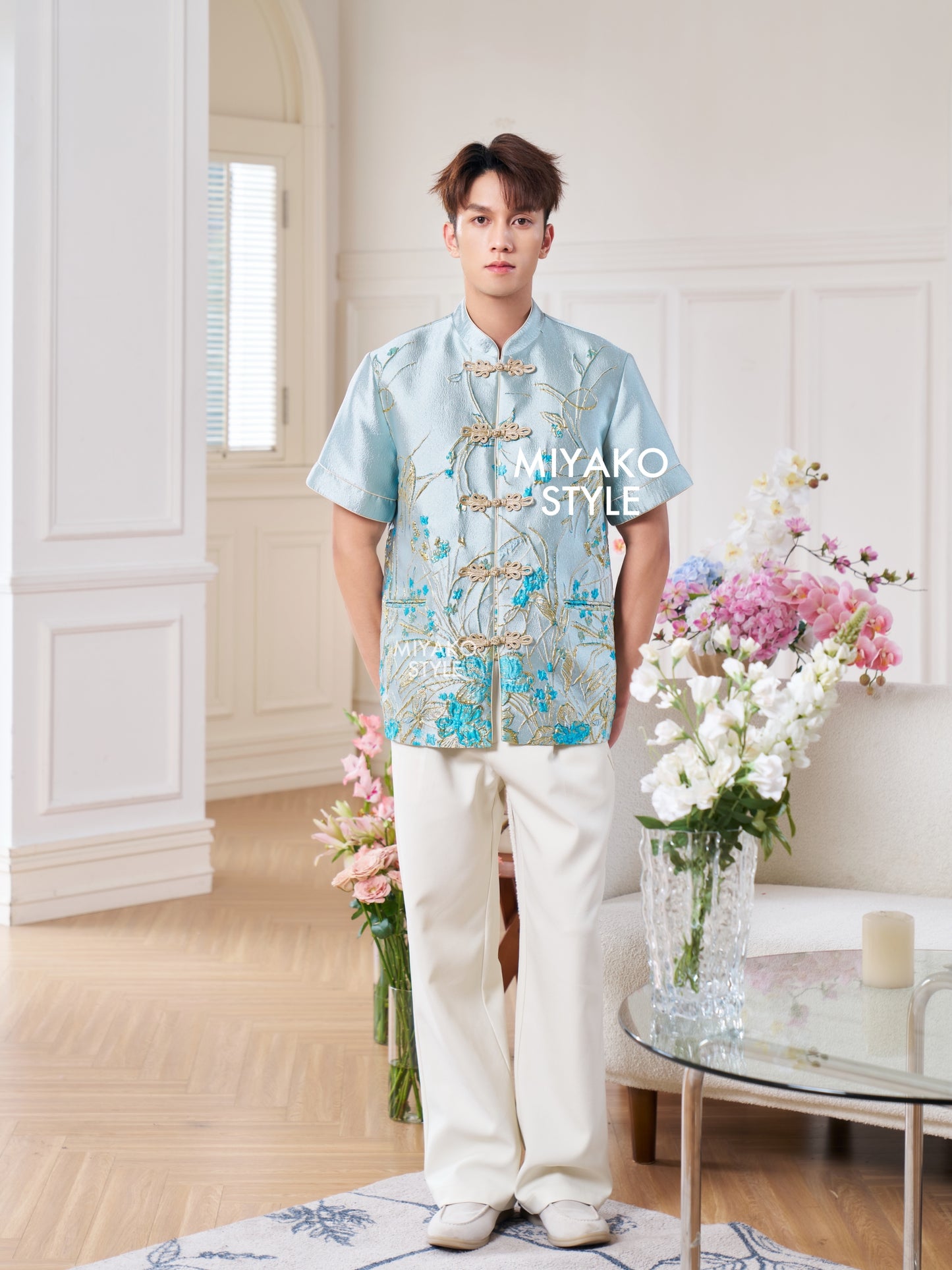 【一枝独秀】Unique Premium Cheongsam Men Suit 男唐装
