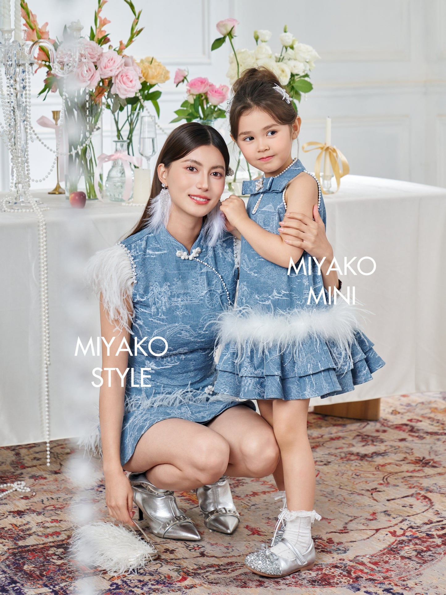 【星光牛仔】Blink Denim Premium Girl dress 小女孩连身裙