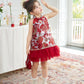 【春风得亿】Millions Premium Girl Dress in Red 红色小女孩连身裙