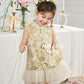 【春风得亿】Millions Premium Girl Dress in Gold 金色小女孩连身裙