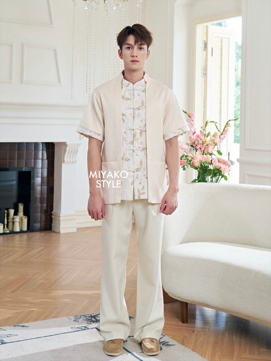 【罗马假日】Roman Premium Embroidered Men Suit 男唐装旗袍
