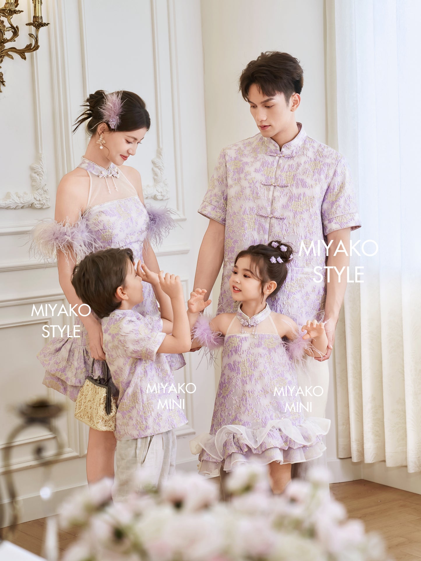 【紫属于你】Only You Premium Men Suit Cheongsam in Purple 男唐装