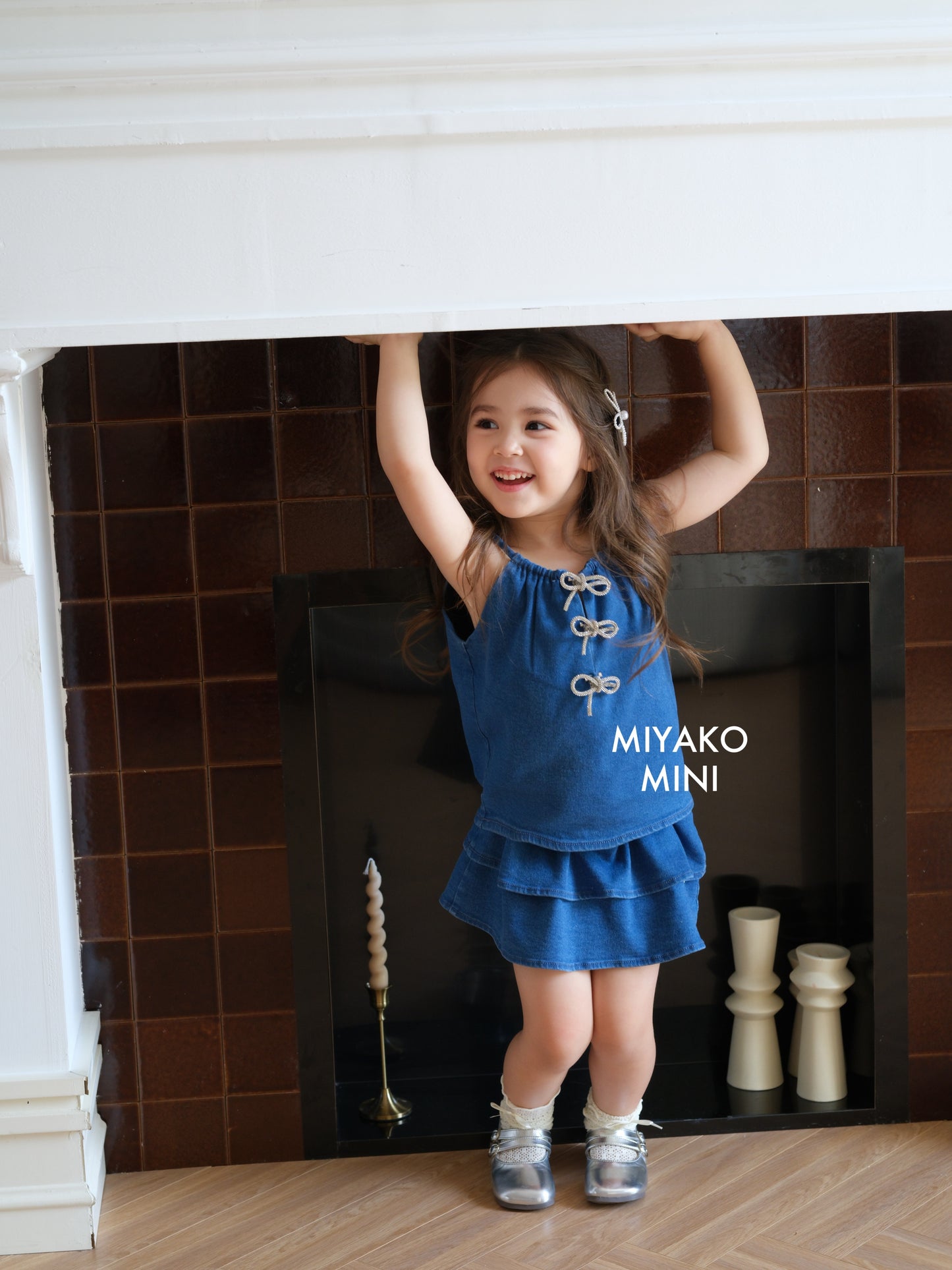 【牛仔】Classic Denim Girl Skirt 小女孩裙子ONLY