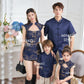 【人气女团】Jenlisa Premium Cheongsam Top in Golden Navy 深蓝色女装上衣