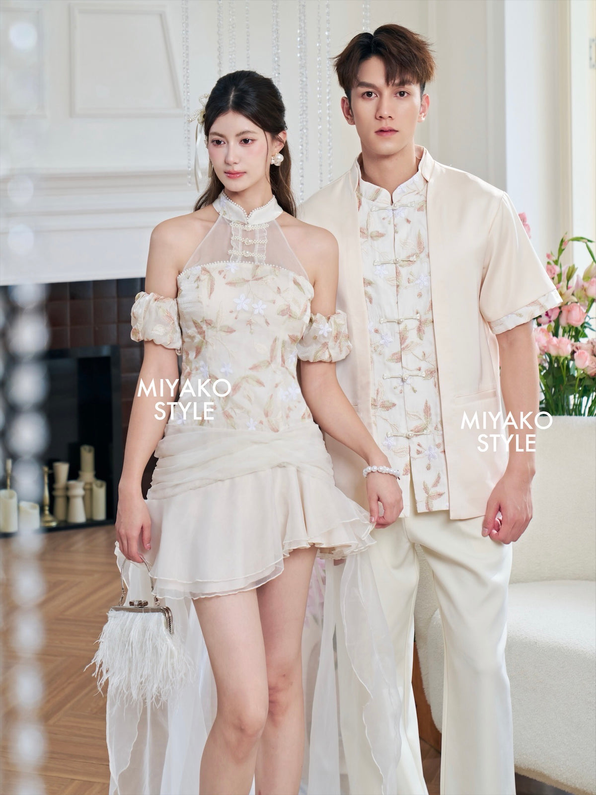 【罗马假日】Roman Premium Embroidered Men Suit 男唐装旗袍