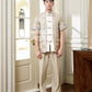 【万事如亿】Billionaire Premium Men Suit Cheongsam in Ash Beige 米灰色男唐装