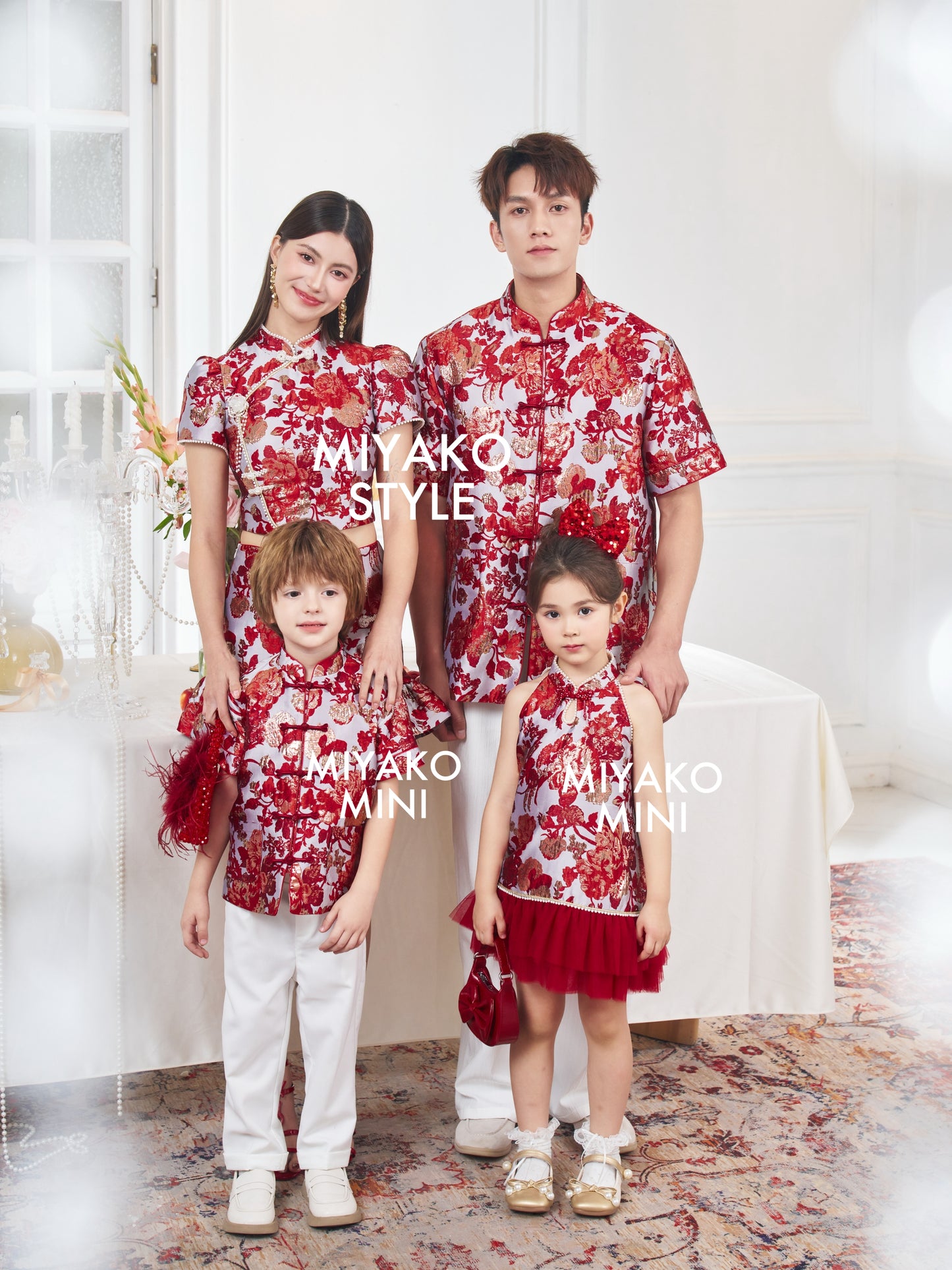 【春风得亿】Millions Premium Boy Suit in Red 红色小男孩唐装