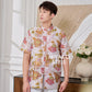【名门望族】Noble Premium Men Suit Cheongsam in Floral 百花齐放男唐装