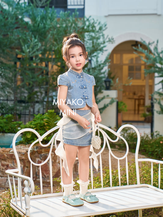 【牛仔派对】New Jeans Premium Girl Skirt 小女孩裙子