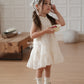 【花晨夕月】Hua Little Girl Halter Dress in Beige 杏色 女儿款