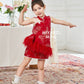 【名门望族】Noble Premium Girl Dress in Red 红色小女孩连身裙