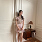 【女团】Roseanne Cheongsam skirt in Pink 粉金色半身裙 (Skirt Only)