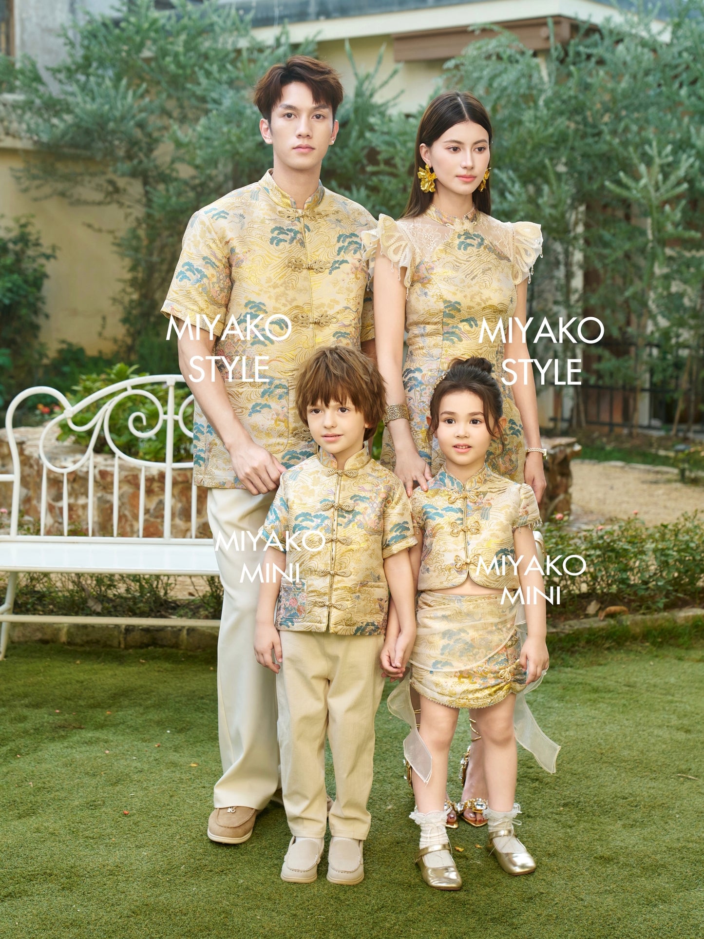 【金碧辉煌】Luxe Premium Ruffle Rhinestone Sleeve Mini Dress 女装连身裙