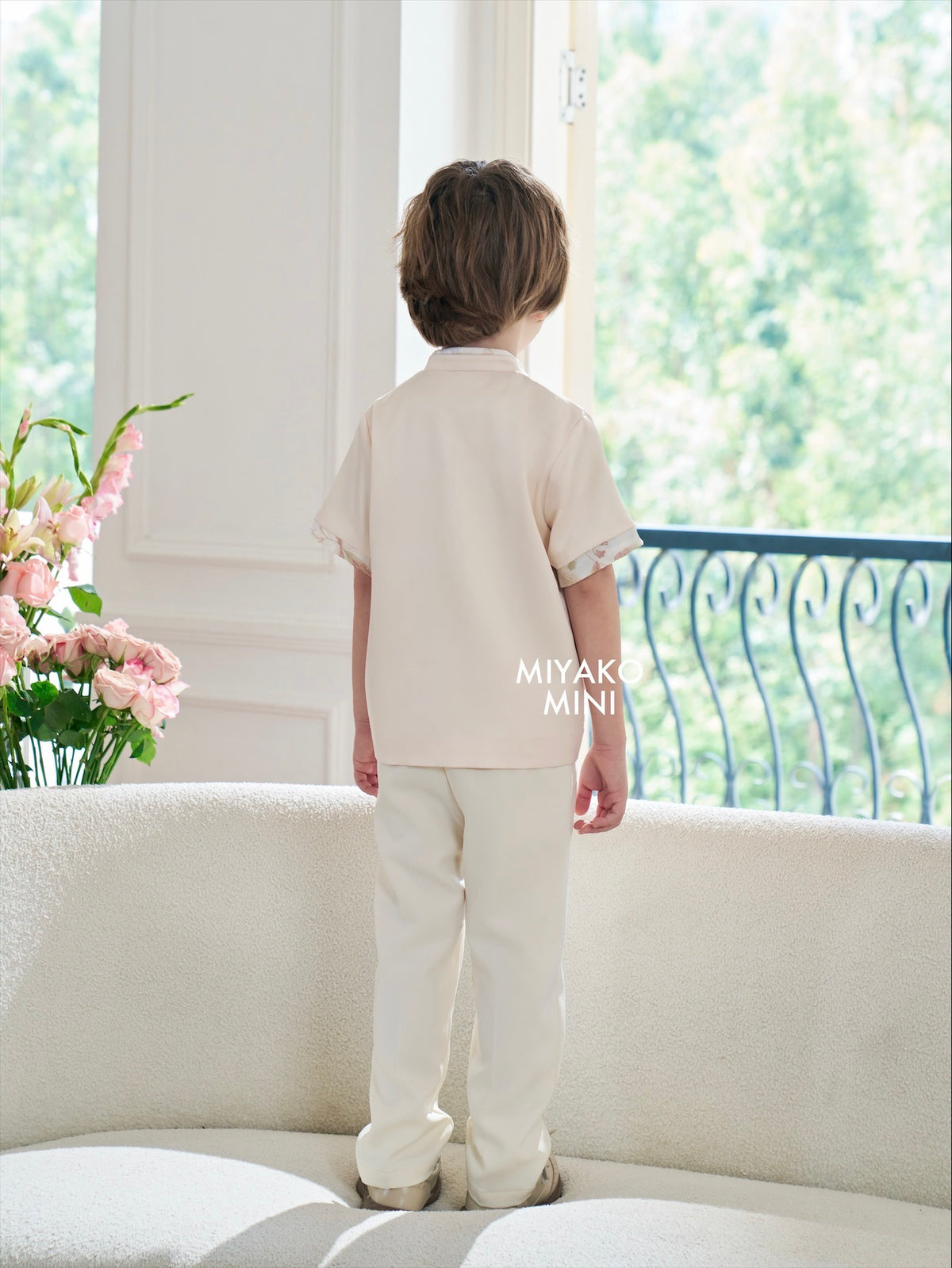 【罗马假日】Roman Premium Embroidered Cheongsam Boy Suit 小男孩唐装