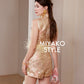 【金光灿烂】Shine Detachable Fur Sleeveless Top in Pink Gold 粉金色女装上衣