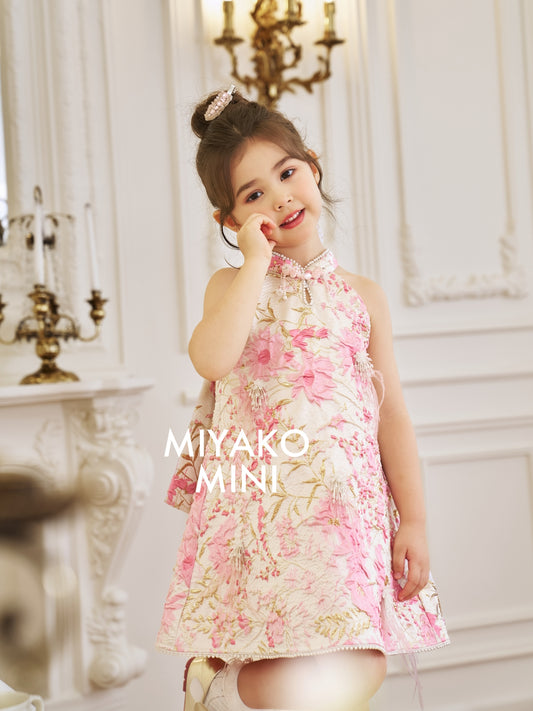 【公主殿下】Princess Halter Fur Girl Dress 小女孩连身裙