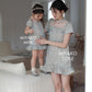 【金枝玉葉】  Yu Ye Cheongsam Little Girl Dress in Light Colour 淺色小女孩連身裙