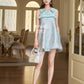 【情有独钟】Love Premium Detachable Sleeve Bubble Dress in Tiffany Blue 蒂芙尼女装连身裙