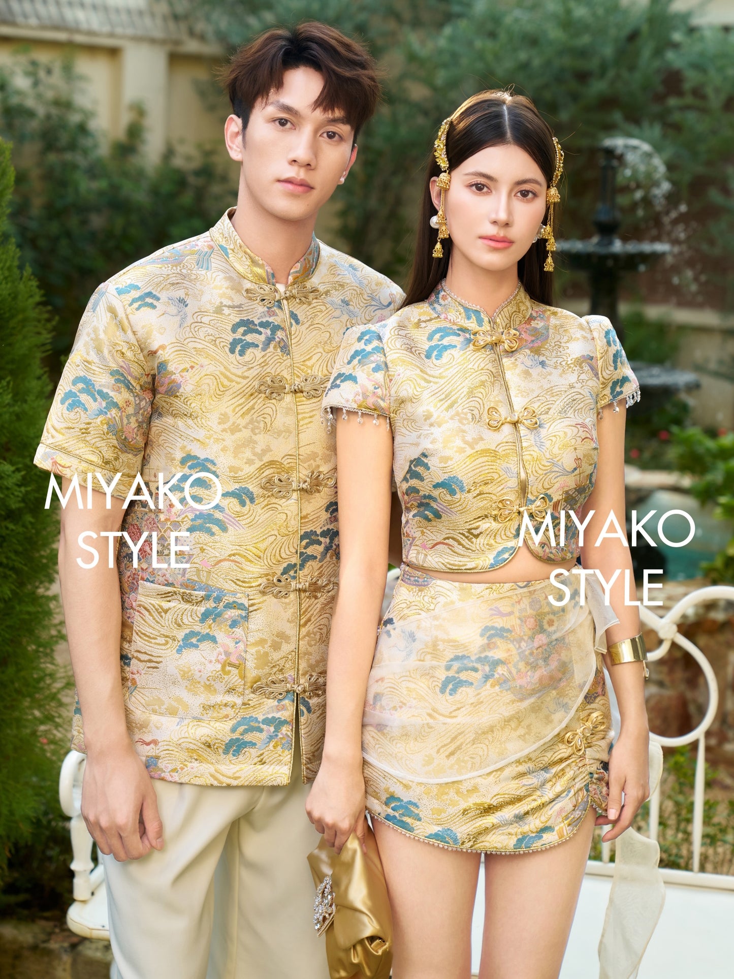 【金碧辉煌】Luxe Premium Short Sleeve Crop Top 女装短袖上衣