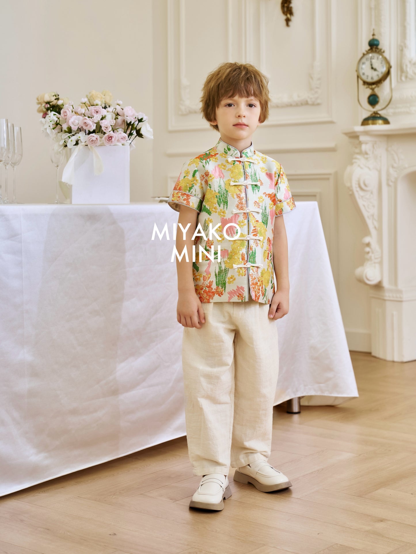 【许我耀眼】Glowy Premium Boy Suit Cheongsam 小男孩唐装